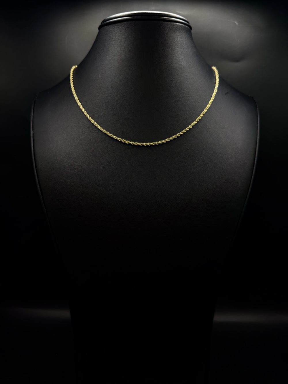 14K REAL GOLD ROPE CHAIN 16” DAINTY MINIMAL EVERYDAY LAYERING NECKLACE NWT NEW